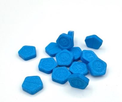 Blue Bliss Pellets 80mg 5MAPB / 20mg 2FMA / 2mg 5-MeO-MiPT